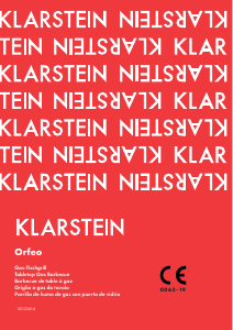 Manual de uso Klarstein 10033614 Orfeo Barbacoa