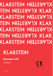 Bruksanvisning Klarstein 10033533 Gazooka 2.OT Utegrill