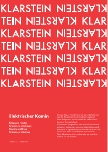 Bedienungsanleitung Klarstein 10031573 Elektrokamin