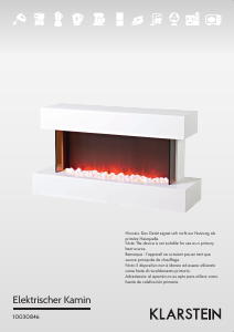 Manual Klarstein 10030846 Electric Fireplace