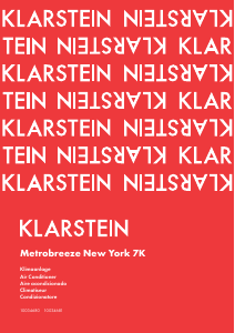Bruksanvisning Klarstein 10034680 Metrobreeze New York 7K Luftkonditionering