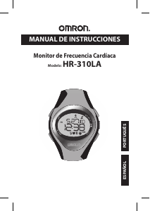 Manual Omron HR-310LA Monitor de frequência cardíaca