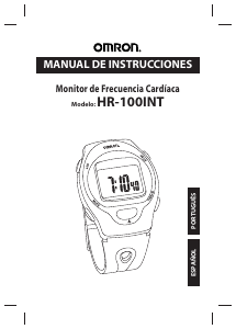 Manual Omron HR-100INTN Monitor de frequência cardíaca