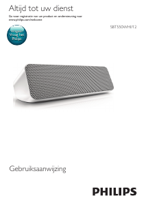 Handleiding Philips SBT550WHI Luidspreker