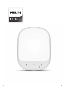 Brugsanvisning Philips HF3419 EnergyLight Lysterapilampe