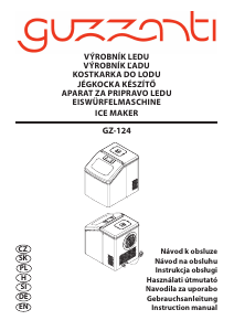 Priročnik Guzzanti GZ 124 Naprava za izdelavo ledenih kock