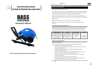 Instrukcja Bass Polska ABW-90P Myjka ciśnieniowa
