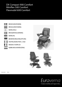 Manual Eurovema DX Compact 900 Comfort Electric Wheelchair