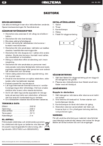 Bruksanvisning Biltema 84-096 Skotørker