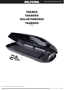 Bruksanvisning Biltema 34-316 Takbox