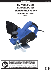 Bruksanvisning Biltema PL 650 Hyvel
