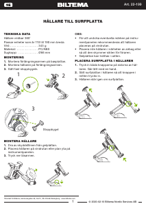 Käyttöohje Biltema 22-199 Puhelinteline