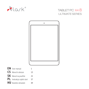 Használati útmutató Lark Ultimate X4 8 Táblagép