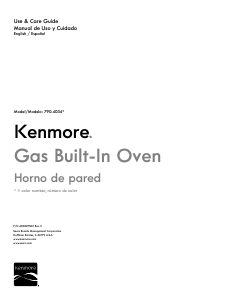 Manual Kenmore 790.40349 Oven