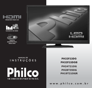 Manual Philco PH32F33DG Televisor LED