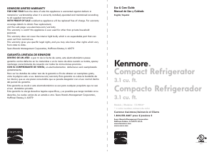 Manual de uso Kenmore 111.99042 Refrigerador