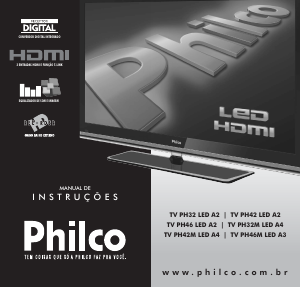 Manual Philco PH32MLEDA4 Televisor LED