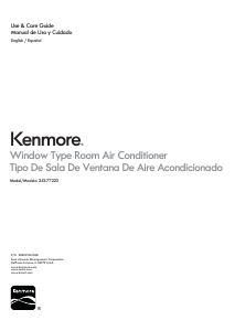 Manual Kenmore 253.77223 Air Conditioner