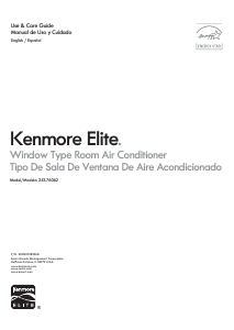 Handleiding Kenmore 253.76062 Airconditioner