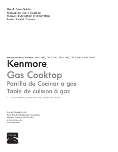 Manual Kenmore 790.32549 Hob