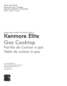 Manual Kenmore 790.32703 Hob