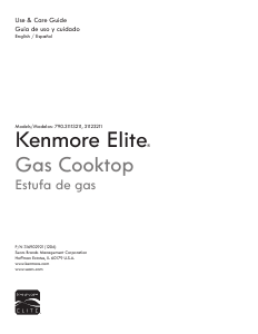 Manual Kenmore 790.31123 Hob