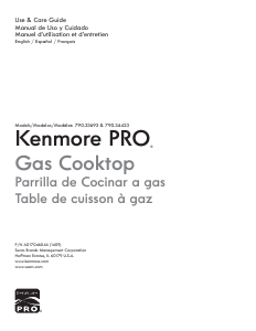 Manual Kenmore 790.34423 Hob