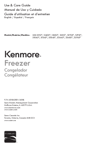 Manual de uso Kenmore 253.22042 Congelador