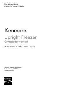 Manual de uso Kenmore 111.22062 Congelador