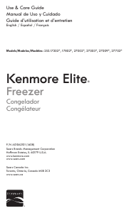 Handleiding Kenmore 253.27702 Vriezer