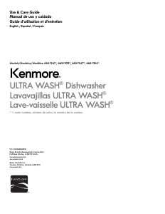 Bruksanvisning Kenmore 665.13472 Diskmaskin