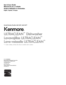 Mode d’emploi Kenmore 665.14572 Lave-vaisselle