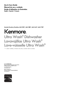 Handleiding Kenmore 665.13809 Vaatwasser