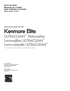Mode d’emploi Kenmore 665.14799 Lave-vaisselle