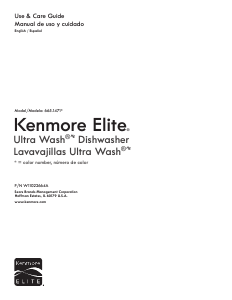Bruksanvisning Kenmore 665.14715 Diskmaskin