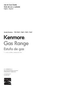 Manual Kenmore 790.73234 Range