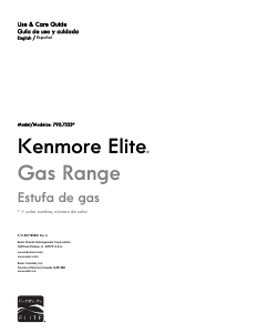 Manual Kenmore 790.75232 Range