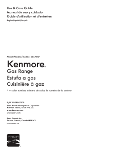 Manual Kenmore 664.75123 Range