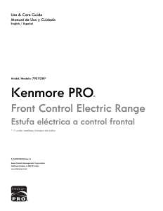 Manual Kenmore 790.92583 Range