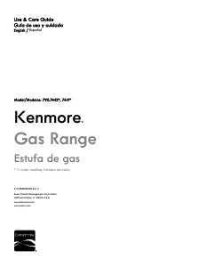 Manual Kenmore 790.74419 Range