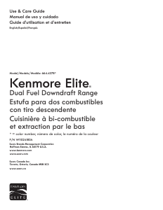 Manual Kenmore 664.42783 Range