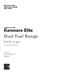 Manual Kenmore 790.75353 Range