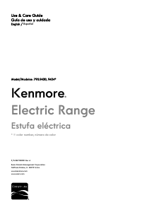 Manual Kenmore 790.94242 Range