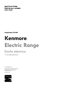 Manual Kenmore 790.96184 Range