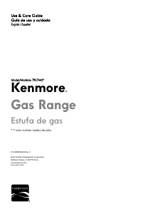 Manual Kenmore 790.74433 Range