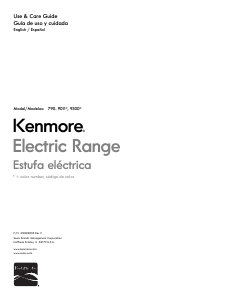 Manual Kenmore 790.93003 Range