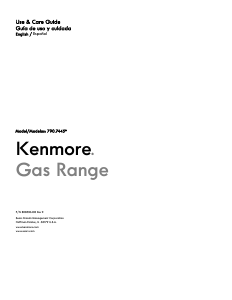 Manual Kenmore 790.74457 Range