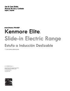 Manual Kenmore 790.42623 Range