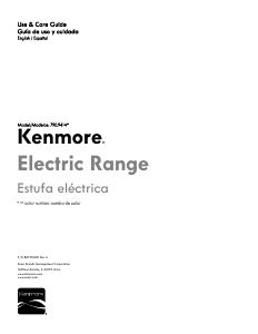 Bruksanvisning Kenmore 790.94149 Spis