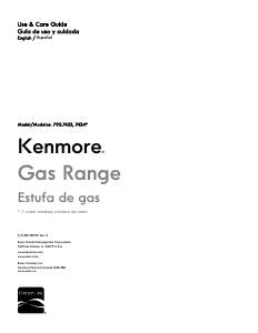 Manual Kenmore 790.74233 Range